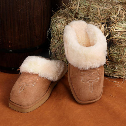 Western Fluffy Slippers